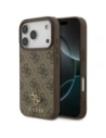Etui Guess 4G Small Classic Logo MagSafe do Apple iPhone 17 Pro brązowy