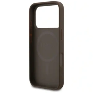 Etui Guess 4G Small Classic Logo MagSafe do Apple iPhone 17 Pro brązowy