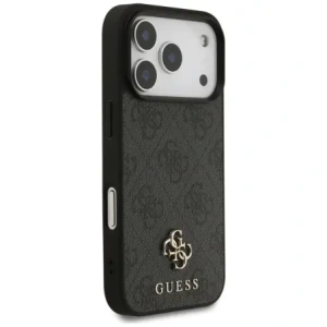 Etui Guess 4G Small Classic Logo MagSafe do Apple iPhone 17 Pro czarny