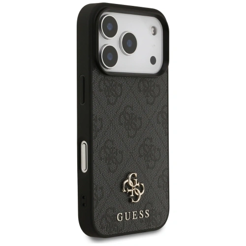 Etui Guess 4G Small Classic Logo MagSafe do Apple iPhone 17 Pro czarny
