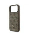 Etui Guess 4G Small Classic Logo MagSafe do Apple iPhone 17 Pro Max brązowy