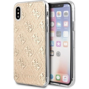 Kup Etui Guess GUHCI65PCU4GLGO iPhone XS Max złoty/gold hard case 4G Glitter - GUE537GLD - {ean13} - Sklep Home Screen