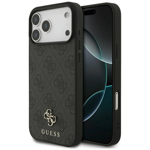Etui Guess 4G Small Classic Logo MagSafe do Apple iPhone 17 Pro Max czarny