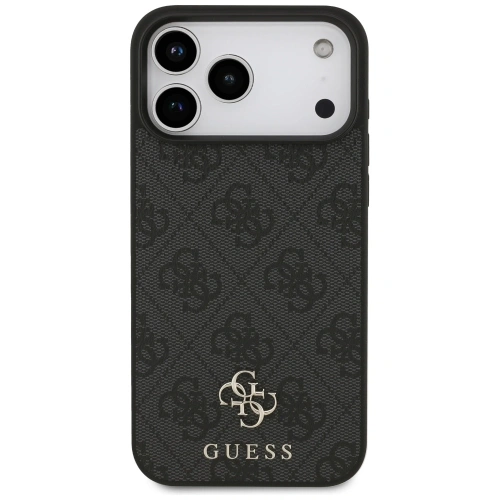 Etui Guess 4G Small Classic Logo MagSafe do Apple iPhone 17 Pro Max czarny