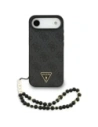 Etui Guess 4G Strap Triangle Logo MagSafe do Apple iPhone 17 Air czarny