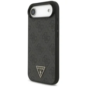 Etui Guess 4G Strap Triangle Logo MagSafe do Apple iPhone 17 Air czarny