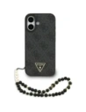 Etui Guess 4G Strap Triangle Logo MagSafe do Apple iPhone 17 czarny