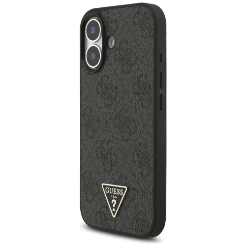Etui Guess 4G Strap Triangle Logo MagSafe do Apple iPhone 17 czarny