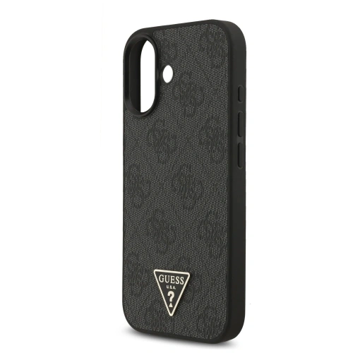 Etui Guess 4G Strap Triangle Logo MagSafe do Apple iPhone 17 czarny
