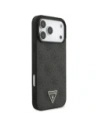 Etui Guess 4G Strap Triangle Logo MagSafe do Apple iPhone 17 Pro Max czarny