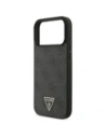 Etui Guess 4G Strap Triangle Logo MagSafe do Apple iPhone 17 Pro Max czarny