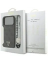 Etui Guess 4G Strap Triangle Logo MagSafe do Apple iPhone 17 Pro Max czarny