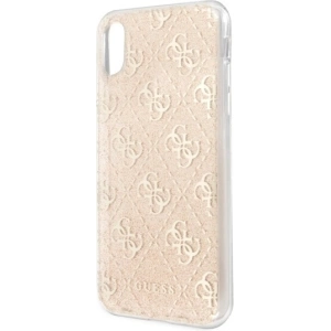 Kup Etui Guess GUHCI65PCU4GLGO iPhone XS Max złoty/gold hard case 4G Glitter - GUE537GLD - {ean13} - Sklep Home Screen