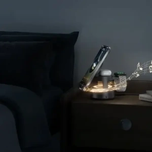 Stacja ładująca 4smarts Aura Sound Qi2 szary
