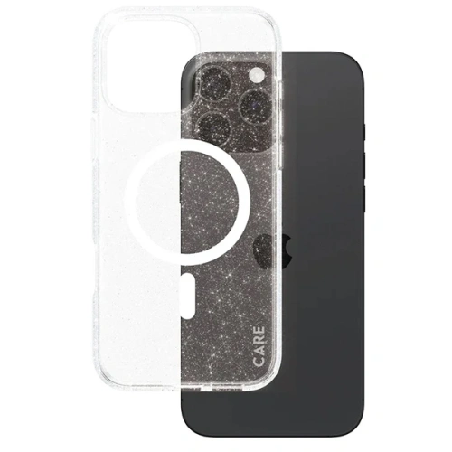 Etui CARE by PanzerGlass Flagship Star Lit Case MagSafe do Apple iPhone 16 Pro Max biały