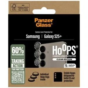Szkło hartowane na obiektyw PanzerGlass Hoops Lens Protector do Samsung Galaxy S25+ Plus przezroczysty