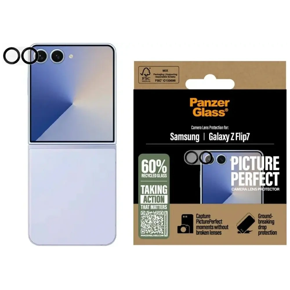 Szkło hartowane na obiektyw PanzerGlass PicturePerfect do Samsung Galaxy Z Flip7