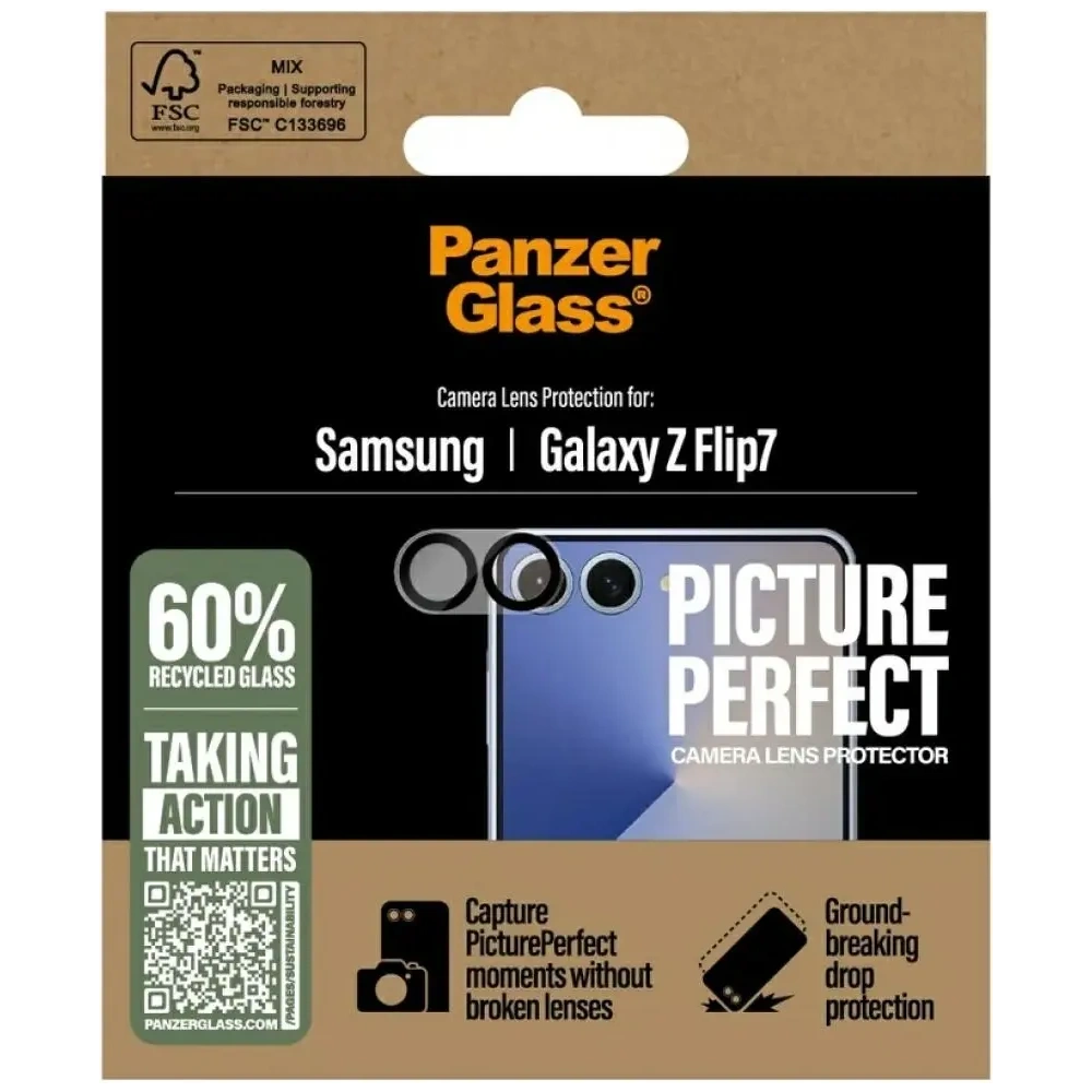Szkło hartowane na obiektyw PanzerGlass PicturePerfect do Samsung Galaxy Z Flip7