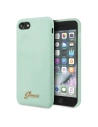 Etui Guess GUHCI8LSLMGGR Apple iPhone SE 2022/SE 2020/8/7 zöld/zöld kemény tok Szilikon Vintage Arany Logó