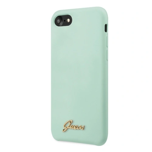 Kup Etui Guess GUHCI8LSLMGGR Apple iPhone SE 2022/SE 2020/8/7 zöld/zöld kemény tok Szilikon Vintage Arany Logó - GUE540GRN - {ean13} - Sklep Home Screen