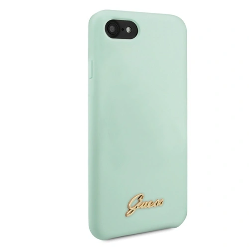 Kup Etui Guess GUHCI8LSLMGGR Apple iPhone SE 2022/SE 2020/8/7 zöld/zöld kemény tok Szilikon Vintage Arany Logó - GUE540GRN - {ean13} - Sklep Home Screen