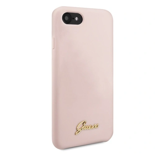 Kup Etui Guess GUHCI8LSLMGLP Apple iPhone SE 2022/SE 2020/8/7 roz rozalie/light pink hard case Silicon Vintage Gold Logo - GUE541PNK - {ean13} - Sklep Home Screen