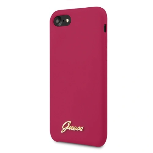 Kup Etui Guess GUHCI8LSLMGRE Apple iPhone SE 2022/SE 2020/8/7 piros/burgundi kemény tok Szilikon Vintage Arany Logó - GUE542BRG - {ean13} - Sklep Home Screen