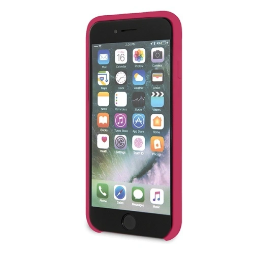 Kup Etui Guess GUHCI8LSLMGRE Apple iPhone SE 2022/SE 2020/8/7 piros/burgundi kemény tok Szilikon Vintage Arany Logó - GUE542BRG - {ean13} - Sklep Home Screen