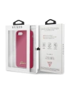 Kup Etui Guess GUHCI8LSLMGRE Apple iPhone SE 2022/SE 2020/8/7 červené/burgundské tvrdé pouzdro Silikonové Vintage Gold Logo - GUE542BRG - {ean13} - Sklep Home Screen