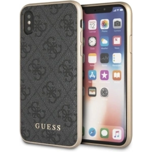 Kup Guess Apple Tasche GUHCPXG4GG iPhone X/XS grau/grau Hartschalenkoffer 4G Collection - GUE543GRY - {ean13} - Sklep Home Screen