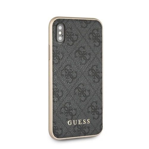 Kup Etui Guess GUHCPXG4GG Apple iPhone X/XS szary/grey hard case 4G Collection - GUE543GRY - {ean13} - Sklep Home Screen