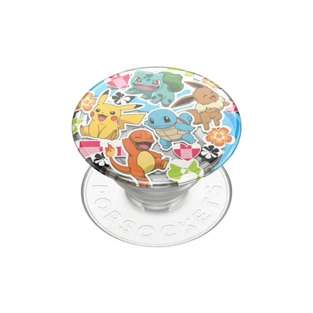 Uchwyt do telefonu POPSOCKETS 2 Pokemon Multi Transparent