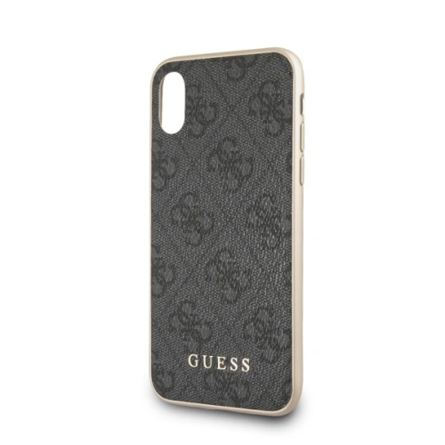 Kup Etui Guess GUHCPXG4GG Apple iPhone X/XS szary/grey hard case 4G Collection - GUE543GRY - {ean13} - Sklep Home Screen