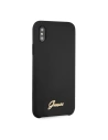 Kup Etui Guess GUHCPXLSLMGBK Apple iPhone X/XS black/czarny hard case Silicone Vintage Gold Logo - GUE544BLK - {ean13} - Sklep Home Screen