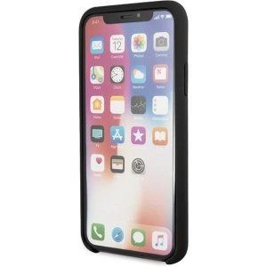 Kup Guess Apple Tasche GUHCPXLSLMGBK iPhone X/XS schwarz/schwarz Hartschale Silikon Vintage Gold Logo - GUE544BLK - {ean13} - Sklep Home Screen