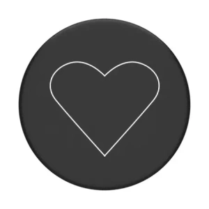 Uchwyt do telefonu POPSOCKETS 2 White Heart Black