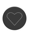 Uchwyt do telefonu POPSOCKETS 2 White Heart Black