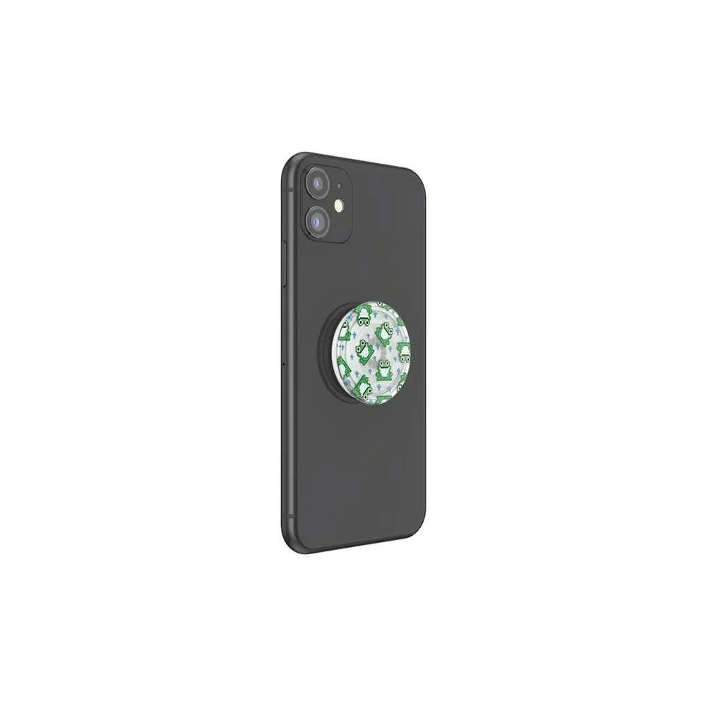 Uchwyt do telefonu POPSOCKETS PlantCore Grip 8 Bit Frogs