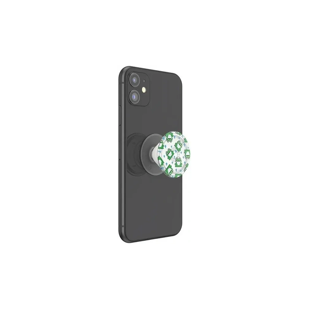 Uchwyt do telefonu POPSOCKETS PlantCore Grip 8 Bit Frogs