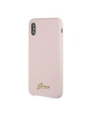 Buy Guess GUHCPXLSLMGLP Apple iPhone X/XS ight pink hard case Silicone Vintage Gold Logo - GUE545PNK - {ean13} - Home Screen Store Europe