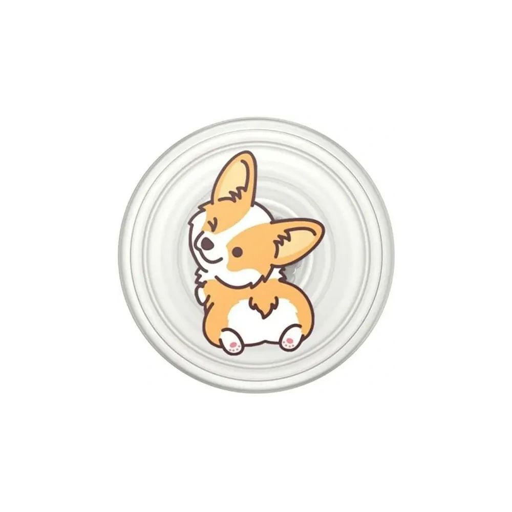 Uchwyt do telefonu POPSOCKETS PlantCore Grip Cheeky Corgi