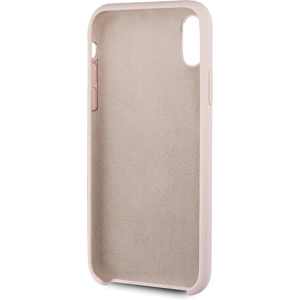 Kup Guess Apple Tasche GUHCPXLSLMGLP iPhone X/XS hellrosa/hellrosa Hartschale Silikon Vintage Gold Logo - GUE545PNK - {ean13} - Sklep Home Screen