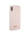 Buy Guess GUHCPXLSLMGLP Apple iPhone X/XS ight pink hard case Silicone Vintage Gold Logo - GUE545PNK - {ean13} - Home Screen Store Europe