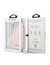 Kup Etui Guess GUHCPXLSLMGLP Apple iPhone X/XS jasnoróżowy/light pink hard case Silicone Vintage Gold Logo - GUE545PNK - {ean13} - Sklep Home Screen