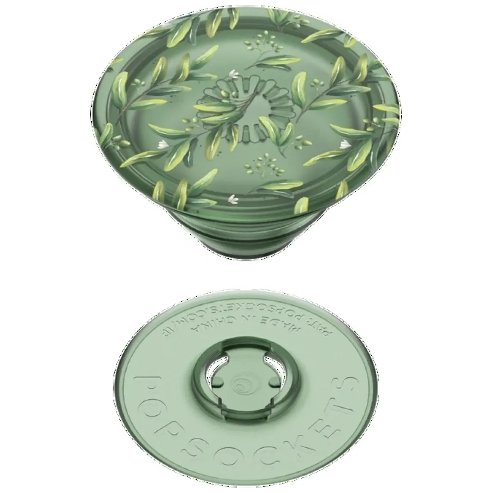Uchwyt do telefonu POPSOCKETS PlantCore Grip Olive zielony