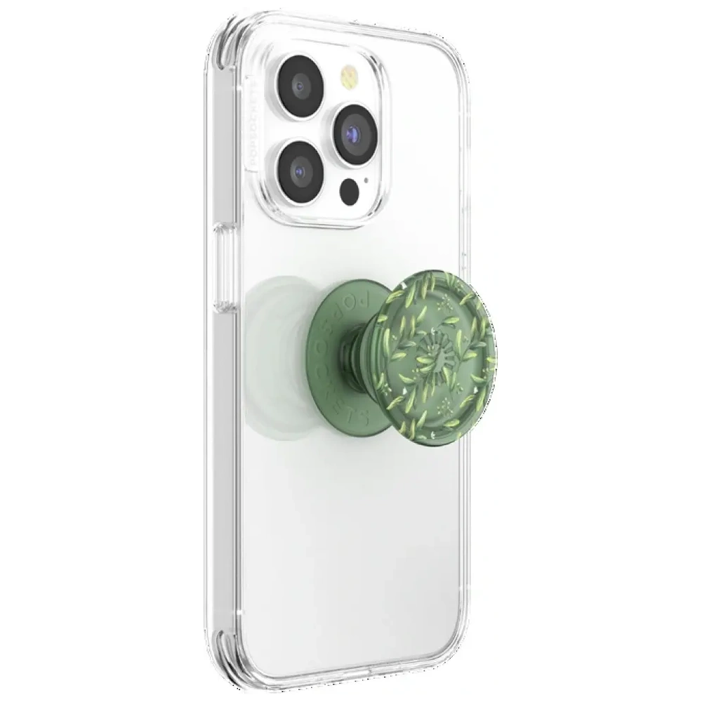 Uchwyt do telefonu POPSOCKETS PlantCore Grip Olive zielony