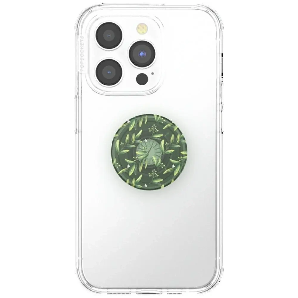 Uchwyt do telefonu POPSOCKETS PlantCore Grip Olive zielony