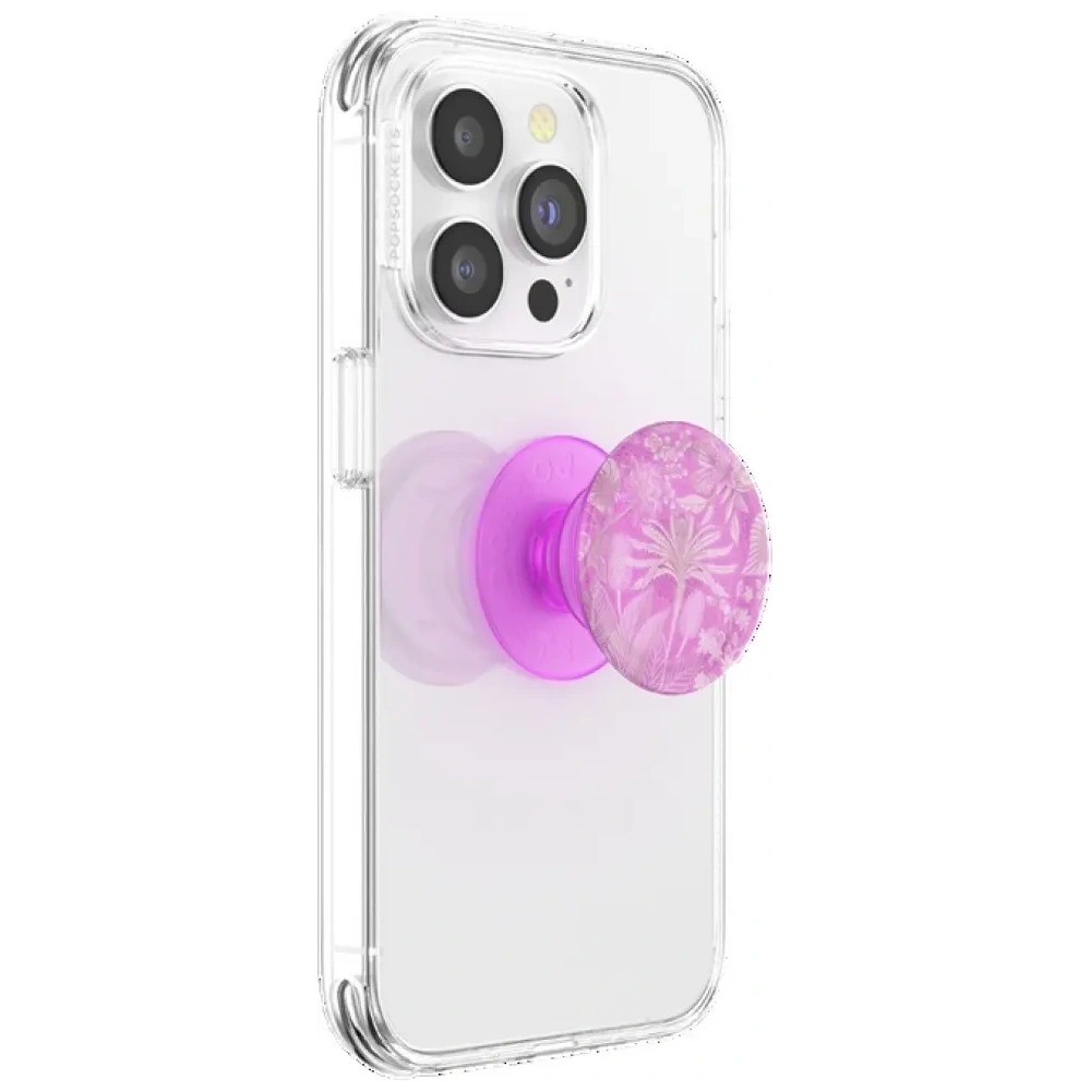 Uchwyt do telefonu POPSOCKETS PlantCore Grip Tan Lines różowy