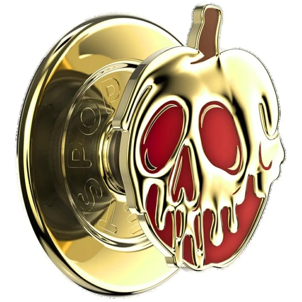 Uchwyt do telefonu POPSOCKETS Round Disney Enamel Poison Apple MagSafe złoty