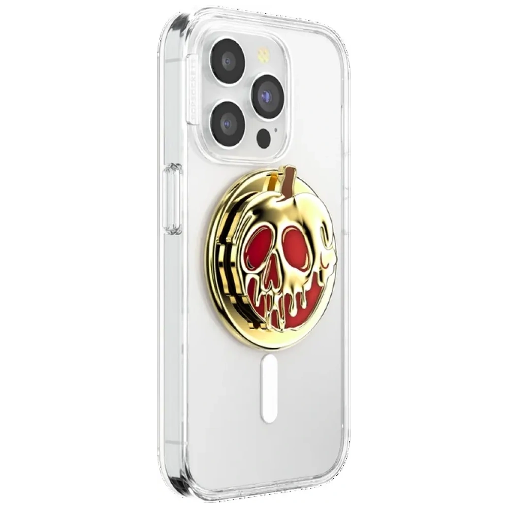 Uchwyt do telefonu POPSOCKETS Round Disney Enamel Poison Apple MagSafe złoty